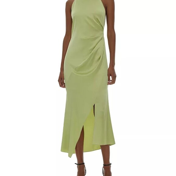 Helmut Lang Silk Halter Midi Dress - Picture 7 of 7